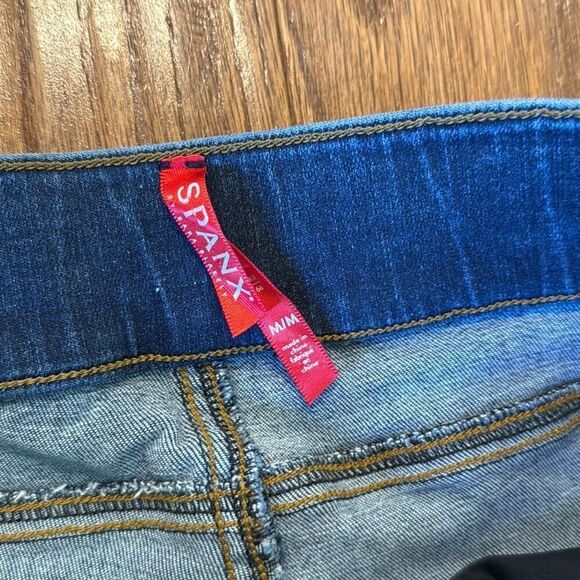 Spanx high rise distressed skinny jeans size M - Picture 8 of 13
